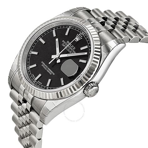 rolex oyster perpetual black dial date jubilee|Rolex datejust with jubilee bracelet.